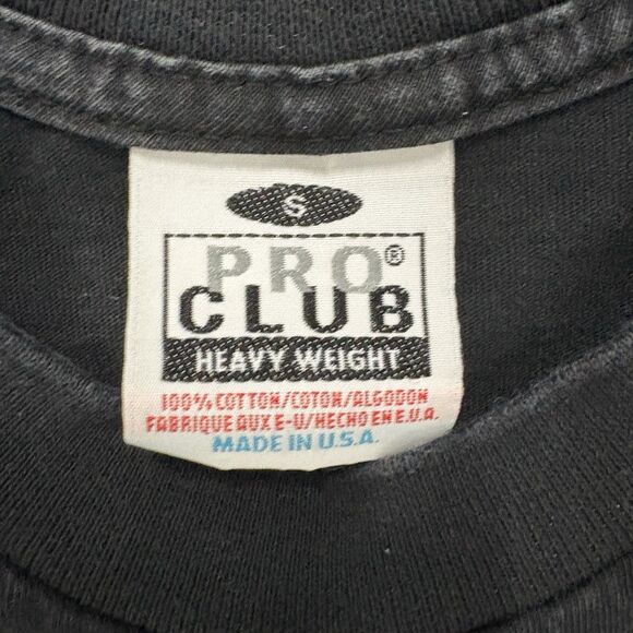 Vintage Eminem Show T-Shirt Size S Pro Club Heavyweight Y2K Rap Tee USA Made - Picture 3 of 6